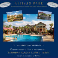 Artisan Park Condo Auction - Celebration